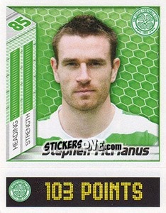 Sticker Stephen McManus - Scottish Premier League 2007-2008 - Panini
