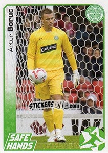 Sticker Artur Boruc - Scottish Premier League 2007-2008 n. 71 - Panini