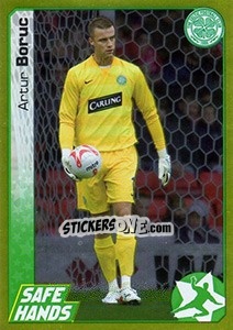 Sticker Artur Boruc - Scottish Premier League 2007-2008 n. 71g - Panini