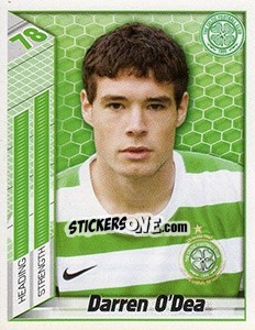 Sticker Darren O'Dea - Scottish Premier League 2007-2008 n. 74 - Panini