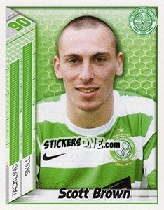 Sticker Scott Brown - Scottish Premier League 2007-2008 - Panini