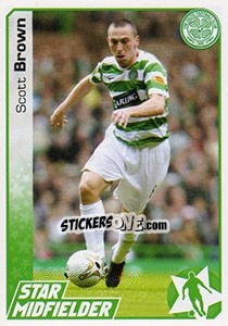 Sticker Scott Brown - Scottish Premier League 2007-2008 n. 78 - Panini