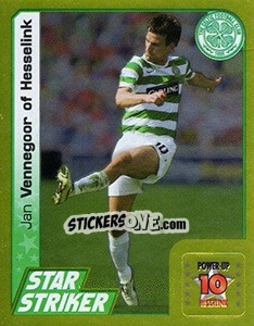 Sticker Jan Vennegoor of Hesselink - Scottish Premier League 2007-2008 - Panini