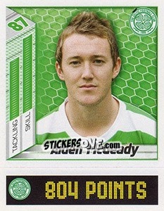 Sticker Aiden McGeady - Scottish Premier League 2007-2008 n. 81 - Panini