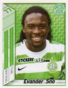 Sticker Evander Sno - Scottish Premier League 2007-2008 n. 85 - Panini