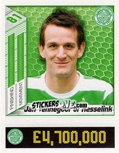 Figurina Jan Vennegoor of Hesselink - Scottish Premier League 2007-2008 - Panini