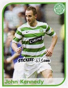 Sticker John Kennedy - Scottish Premier League 2007-2008 n. 89 - Panini