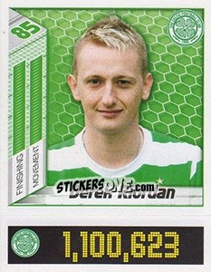 Sticker Derek Riordan - Scottish Premier League 2007-2008 n. 91 - Panini