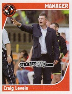 Sticker Craig Levein - Scottish Premier League 2007-2008 n. 95 - Panini