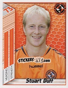 Sticker Stuart Duff - Scottish Premier League 2007-2008 - Panini