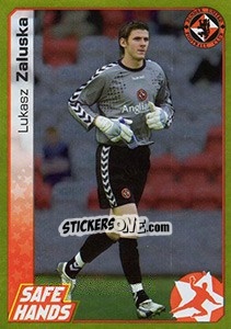 Sticker Lukasz Zaluska - Scottish Premier League 2007-2008 - Panini