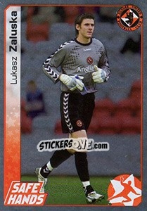 Sticker Lukasz Zaluska - Scottish Premier League 2007-2008 n. 104s - Panini