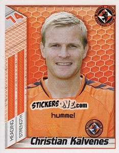 Sticker Christian Kalvenes - Scottish Premier League 2007-2008 - Panini