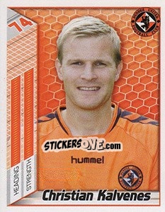 Sticker Christian Kalvenes - Scottish Premier League 2007-2008 n. 107 - Panini