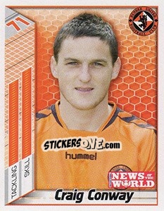 Sticker Craig Conway - Scottish Premier League 2007-2008 n. 109 - Panini