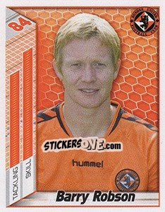 Sticker Barry Robson - Scottish Premier League 2007-2008 - Panini