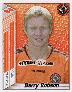 Cromo Barry Robson - Scottish Premier League 2007-2008 - Panini