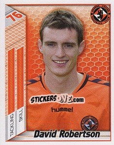 Sticker David Robertson - Scottish Premier League 2007-2008 n. 120 - Panini