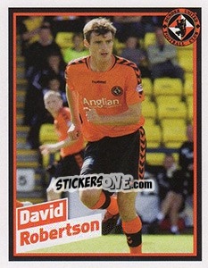 Sticker David Robertson - Scottish Premier League 2007-2008 - Panini