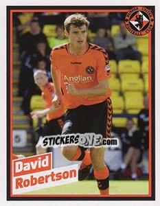 Sticker David Robertson - Scottish Premier League 2007-2008 n. 121 - Panini