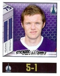 Sticker Darren Barr - Scottish Premier League 2007-2008 n. 130 - Panini