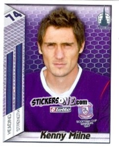 Sticker Kenny Milne - Scottish Premier League 2007-2008 n. 131 - Panini