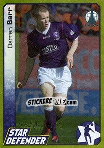 Sticker Darren Barr - Scottish Premier League 2007-2008 n. 139g - Panini