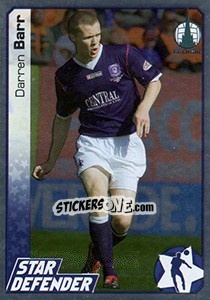 Sticker Darren Barr - Scottish Premier League 2007-2008 n. 139s - Panini