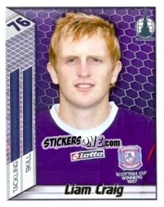 Sticker Liam Craig - Scottish Premier League 2007-2008 n. 148 - Panini
