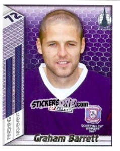 Sticker Graham Barrett - Scottish Premier League 2007-2008 n. 156 - Panini