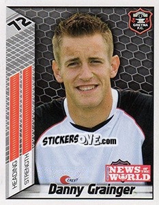 Sticker Danny Grainger - Scottish Premier League 2007-2008 n. 169 - Panini