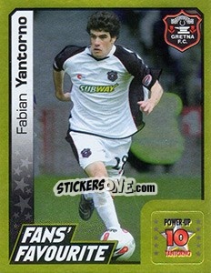 Figurina Fabiano Yantorno - Scottish Premier League 2007-2008 n. 171 - Panini