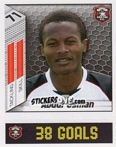 Sticker Abdul Osman - Scottish Premier League 2007-2008 n. 180 - Panini