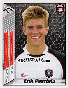 Figurina Erik Paartalu - Scottish Premier League 2007-2008 - Panini