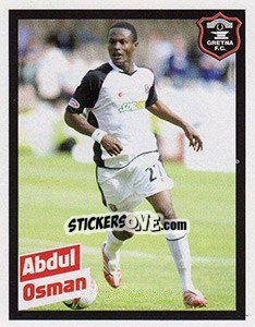 Cromo Abdul Osman - Scottish Premier League 2007-2008 - Panini