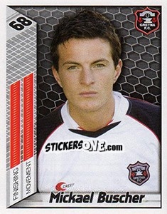 Figurina Mickael Buscher - Scottish Premier League 2007-2008 n. 191 - Panini