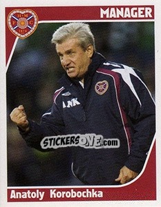 Cromo Anatoly Korobochka - Scottish Premier League 2007-2008 - Panini
