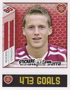 Sticker Christophe Berra - Scottish Premier League 2007-2008 n. 196 - Panini