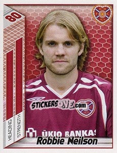 Sticker Robbie Neilson - Scottish Premier League 2007-2008 n. 200 - Panini