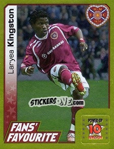 Cromo Laryea Kingston - Scottish Premier League 2007-2008 - Panini