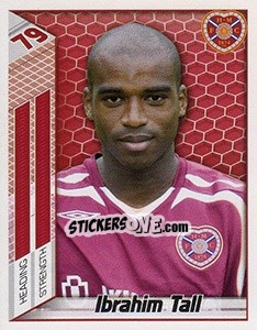 Sticker Ibrahim Tall - Scottish Premier League 2007-2008 n. 206 - Panini