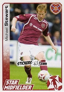 Sticker Michael Stewart - Scottish Premier League 2007-2008 n. 210 - Panini
