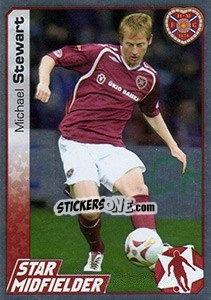 Sticker Michael Stewart - Scottish Premier League 2007-2008 n. 210s - Panini