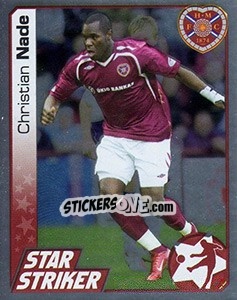 Cromo Christian Nade - Scottish Premier League 2007-2008 - Panini