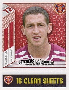 Sticker Calum Elliot - Scottish Premier League 2007-2008 n. 218 - Panini