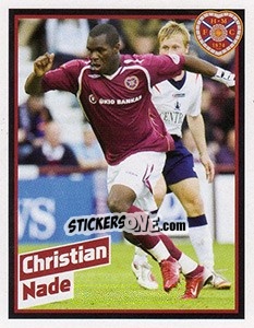 Cromo Christian Nade - Scottish Premier League 2007-2008 - Panini