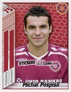 Sticker Michal Pospisil - Scottish Premier League 2007-2008 n. 224 - Panini