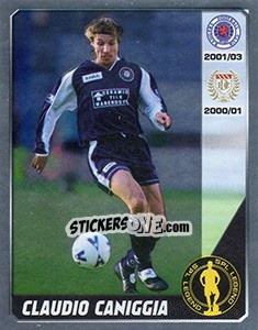 Figurina Claudio Caniggia - Scottish Premier League 2007-2008 - Panini