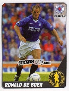 Sticker Ronald de Boer - Scottish Premier League 2007-2008 n. 231 - Panini