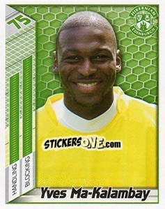 Cromo Yves Ma-Kalambay - Scottish Premier League 2007-2008 - Panini